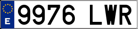 Truck License Plate